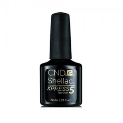 画像1: 【CND  】Shellac・Xpress5トップコート  0.25oz / 7.3ml