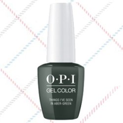 画像1: 【OPI 】 ジェルカラー・Things I've Seen In Aber-Green   ('19秋スコットランド コレクション)
