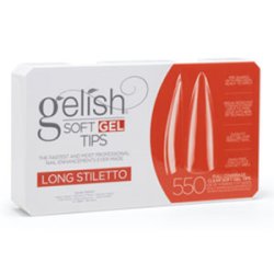 画像1: 【Harmony】 Soft Gel Tips - Long Stiletto (550 枚)