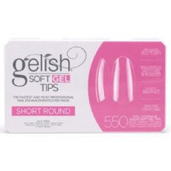 画像1: 【Harmony】 Soft Gel Tips -Short Round (550 枚)