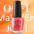 【OPI】Drive ‘Em Magenta (Make 'Em Jelly 2025 夏コレクション)