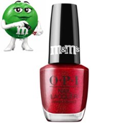画像1: 【OPI】Red-iculously Sweet (OPI x M&M'S 2026ホリデーコレクション)