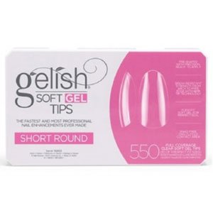 画像: 【Harmony】 Soft Gel Tips -Short Round (550 枚)