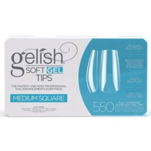 画像: 【Harmony】 Soft Gel Tips - Square Medium (550 枚)