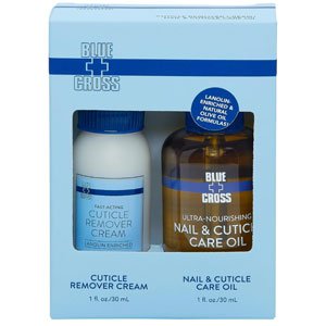 画像: 【Blue+Cross】キューティクルリムーバークリーム＆キューティクルオイルセット（各30ml)