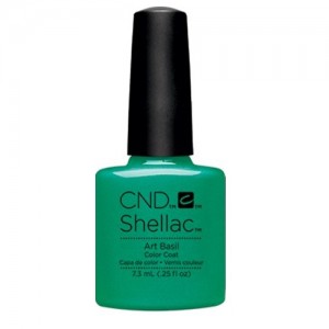 画像1: 【CND  】 廃盤 Shellac・Art Basil（'16 春Art Vandal コレクション） 7.3ml 旧箱入り