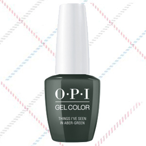 画像1: 【OPI 】 ジェルカラー・Things I've Seen In Aber-Green   ('19秋スコットランド コレクション)