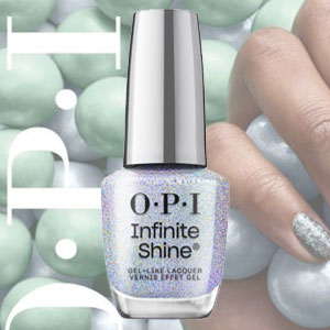 画像1: 【OPI 】 限定Infinite Shine-Put the Icy in Spicy (Good Enough to Treat 2025 ホリデーコレクション)