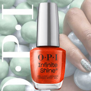 画像1: 【OPI 】 限定Infinite Shine-I'm a Natural Gingerbread (Good Enough to Treat 2025 ホリデーコレクション)