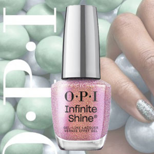 画像1: 【OPI 】 限定Infinite Shine-Pinkish Delight (Good Enough to Treat 2025 ホリデーコレクション)