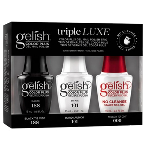 画像1: 【Harmony】Gelish Color Plus Gel Nail Polish トリプルラックストリオ